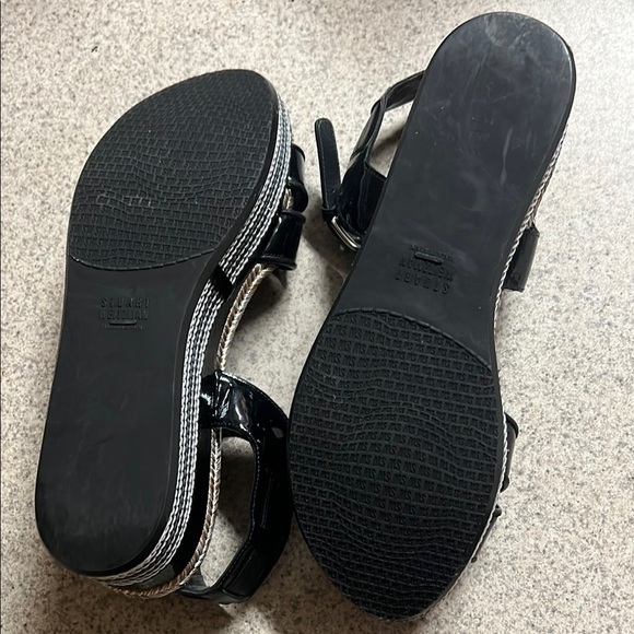 Stuart Weitzman Black and White Women's platform sandals size 7.5 - Picture 5 of 13